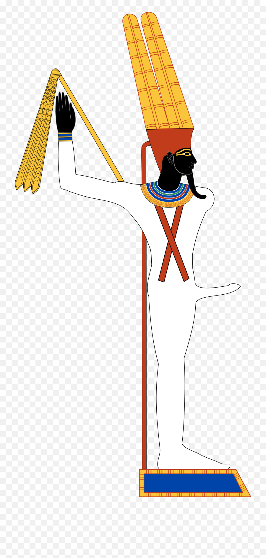 27 Netjer Ideas - Min Egyptian Deity Emoji,Penis Egypt Emoji