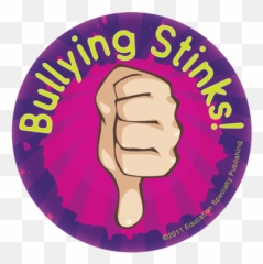 Bullying Stinks Sticker - Fist Emoji,100 Emoji Sheriff
