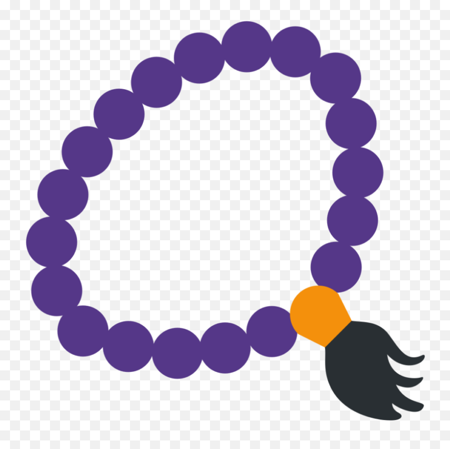 Prayer Beads Emoji Meaning With - Pulsera De Piedra Volcánica 7 Chakras,Pray Emoji