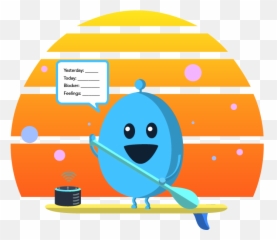 Roby Stand Up - Happy Emoji,Help Standup Emoticon