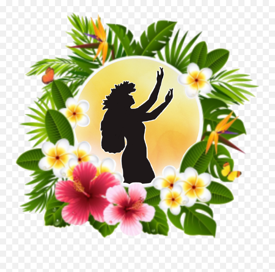 Luau Show Huladancerscom - Transparent Hawaiian Lei Clipart Emoji,Hawaiian Emojis Hula Dancers Boys