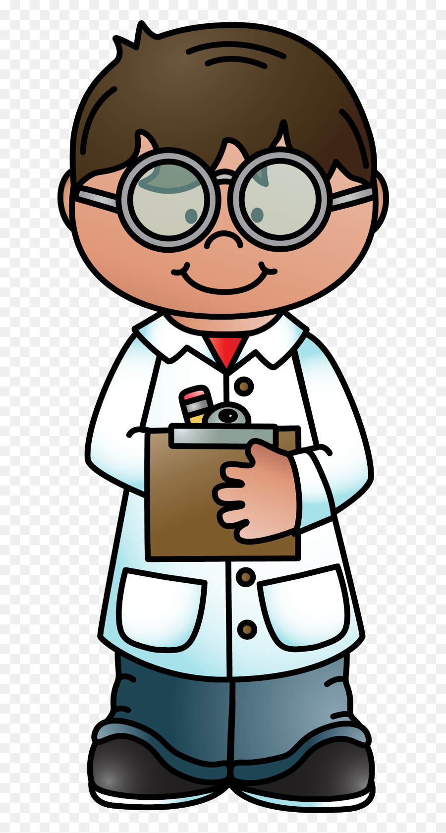 Scientist Taking Notes Clipart - Scientist Clipart Emoji,Taking Notes Emoji