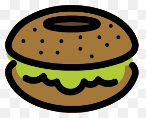 Bagel Emoji Clipart - Emoji,Sandwich Emoji