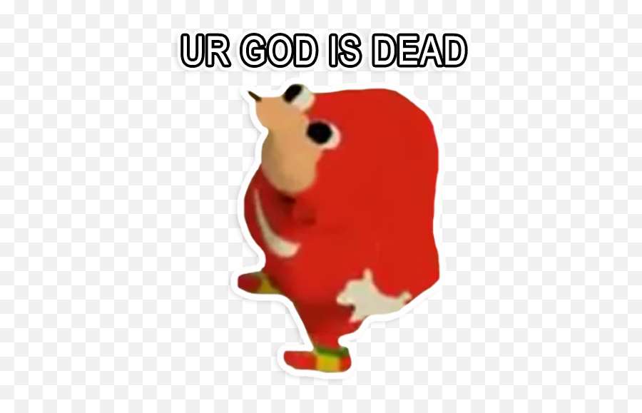 Telegram Sticker - Uganda Knuckles Meme Stickers Emoji,Uganda Knuckles Emojis