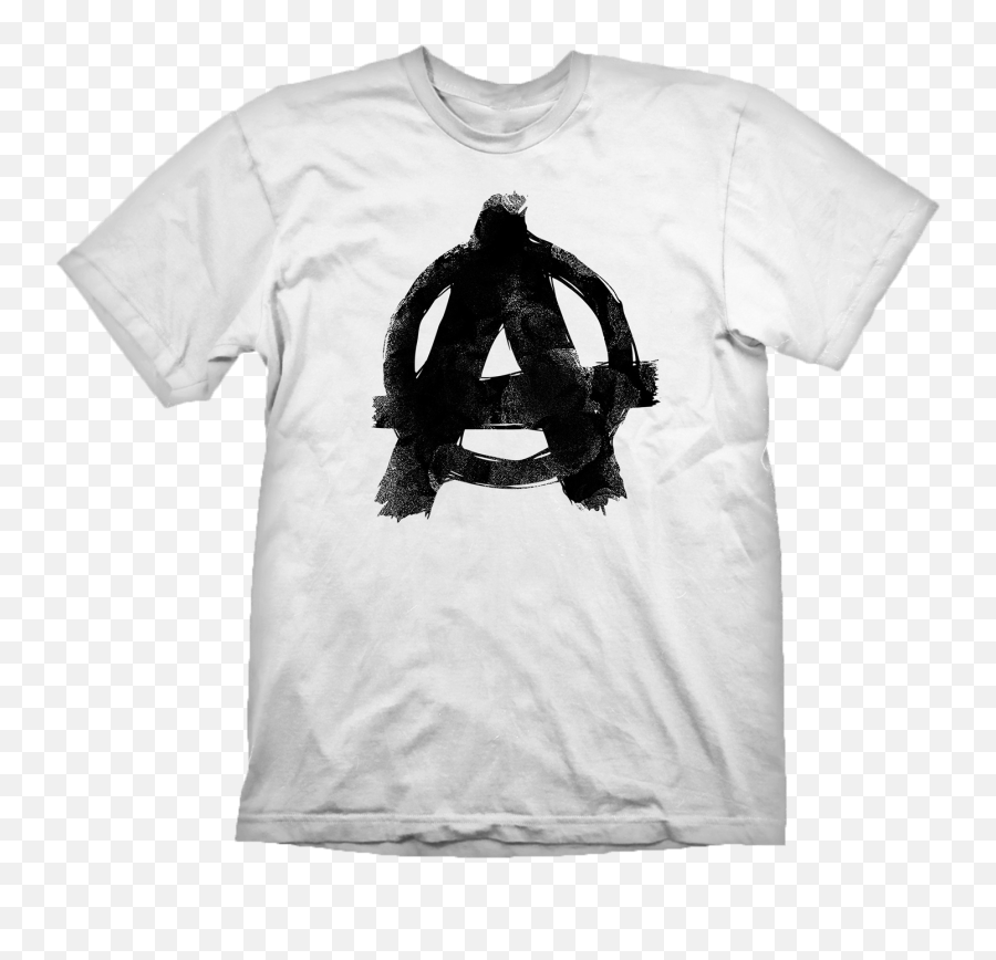Rage 2 T - Shirt Anarchy White Doom T Shirt Emoji,Anarchy Emoticon White