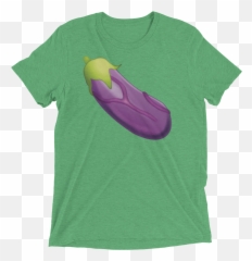 Veiny Eggplant Emoji Triblend,Egg Plant Emoji
