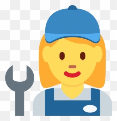 Woman Mechanic Emoji - Emoji Plumber,How To Draw The Baby Emoji