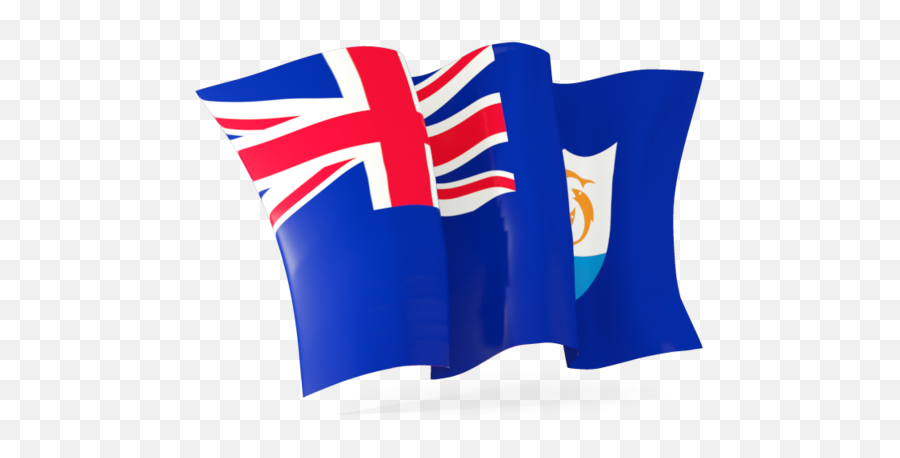 Waving Flag Illustration Of Flag Of Anguilla - Australia Flag In Png Emoji,Italy Flag Emoji
