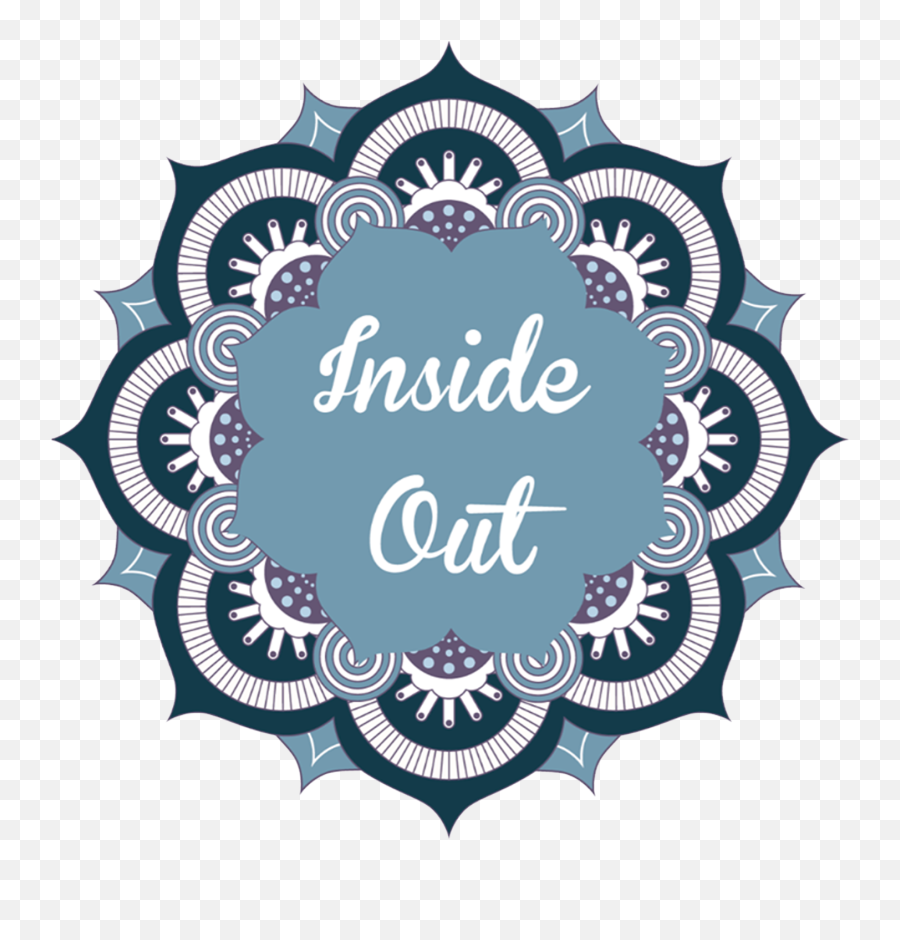 Inside Out Characters Png - Inside Out Logo Png Mandala Mandala Pattern Emoji,Emotions Inside Out Fanart