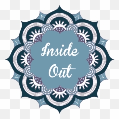 Inside Out Characters Png - Inside Out Logo Png Mandala Mandala Pattern Emoji,Emotions Inside Out Fanart