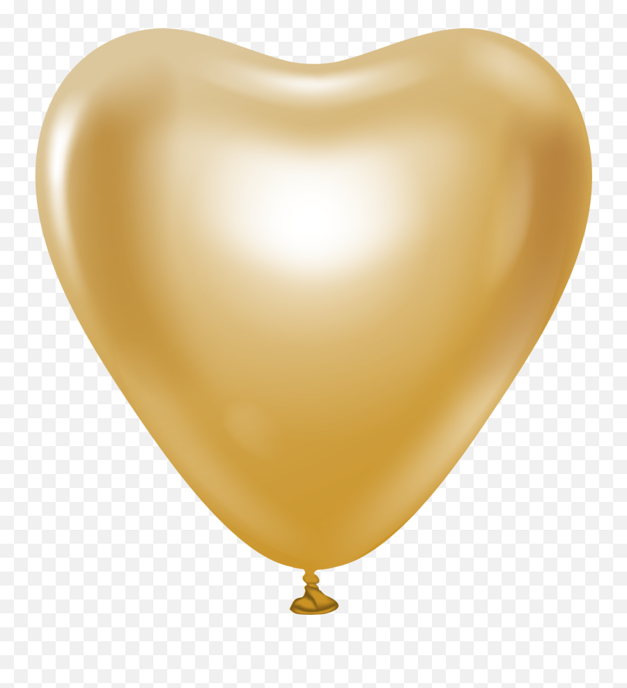 12 Kalisan Latex Heart Balloons Mirror Gold 50 Per Bag Emoji,Precisous Hearts Emoji