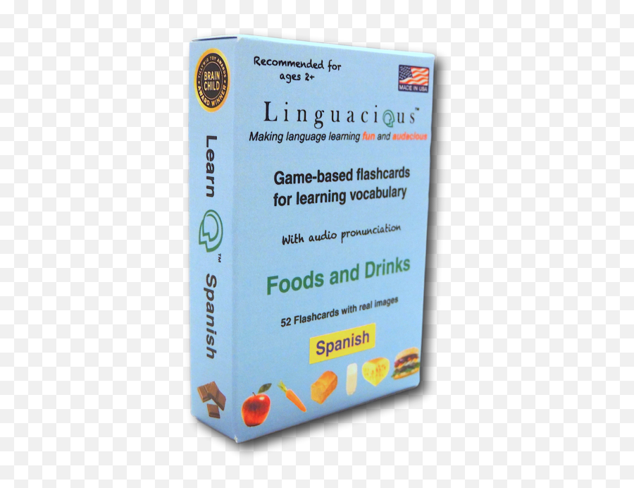 Foods U0026 Drinks Flashcard Game - Spanish With Audio Emoji,Spanish Emotion Cards