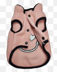 Dog Fleece Jacket With Smiley Face Emoji,Emoticon Fleece