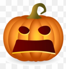 Pumpkin Halloween Sticker - Emoji By Lam Vu,Red Lantern Emoji