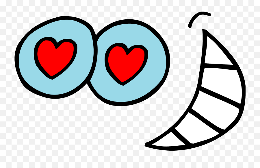 Heart Eyes Clip Art - Clip Art Library Love Eyes Clipart Emoji,Heart Eye Emoji Costume