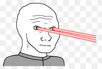 Faiz Lekeleme Cevap Laser Eje Wojak - Sirdasyatakcom Emoji,Discord Moai Emoji