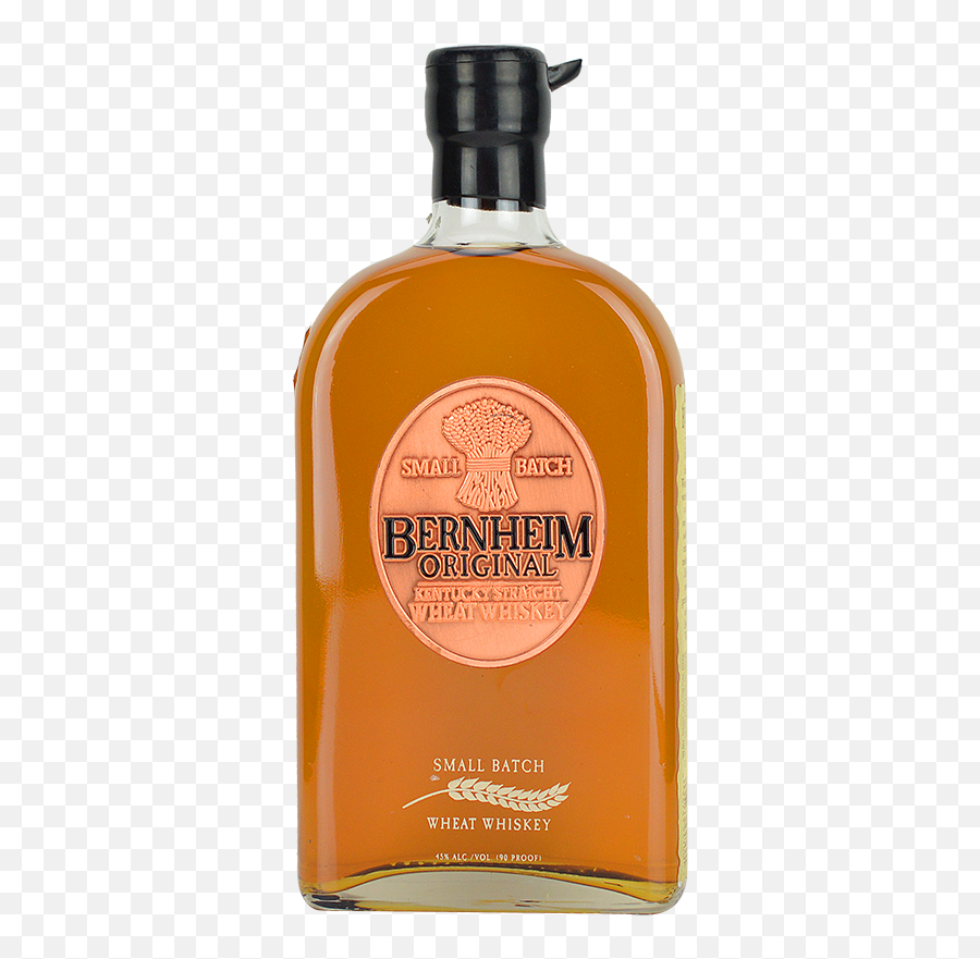 Personalised Bernheim Original Straight Wheat Whiskey 70cl - American Whiskey Emoji,Whiskey Glass Emoji