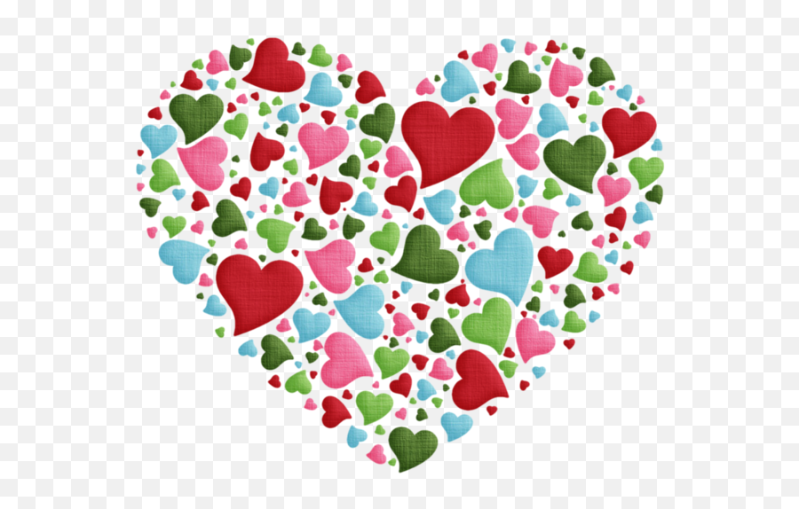 Coeurs - Girly Emoji,Emoji Heart Made Of Hearts