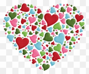 Coeurs - Girly Emoji,Emoji Heart Made Of Hearts