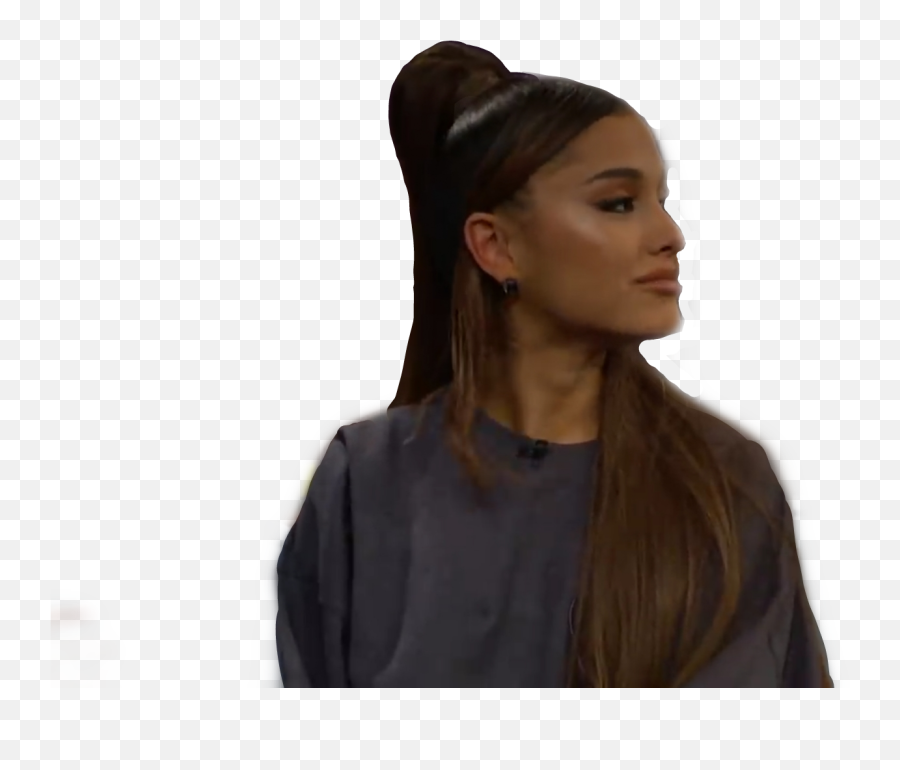 Arianagrande Ariana Grande Cute Sticker - Hair Tie Emoji,James Corden Emoji