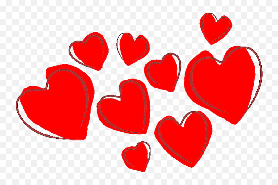 Red Hearts Png Transparent - Hearts Png Emoji,Small Red Heart Emoji