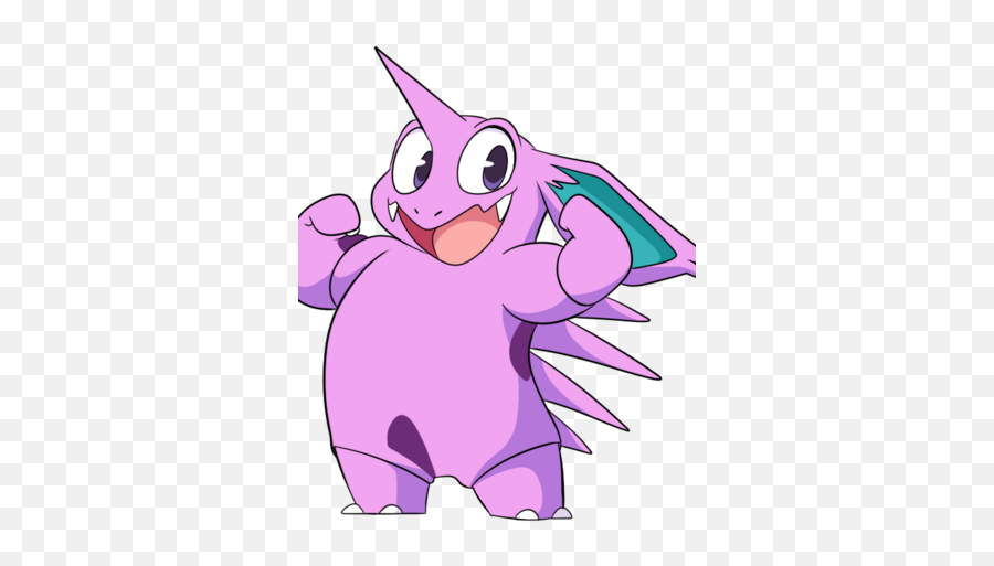 Nidorino Eto - Fictional Character Emoji,Racy Emoji