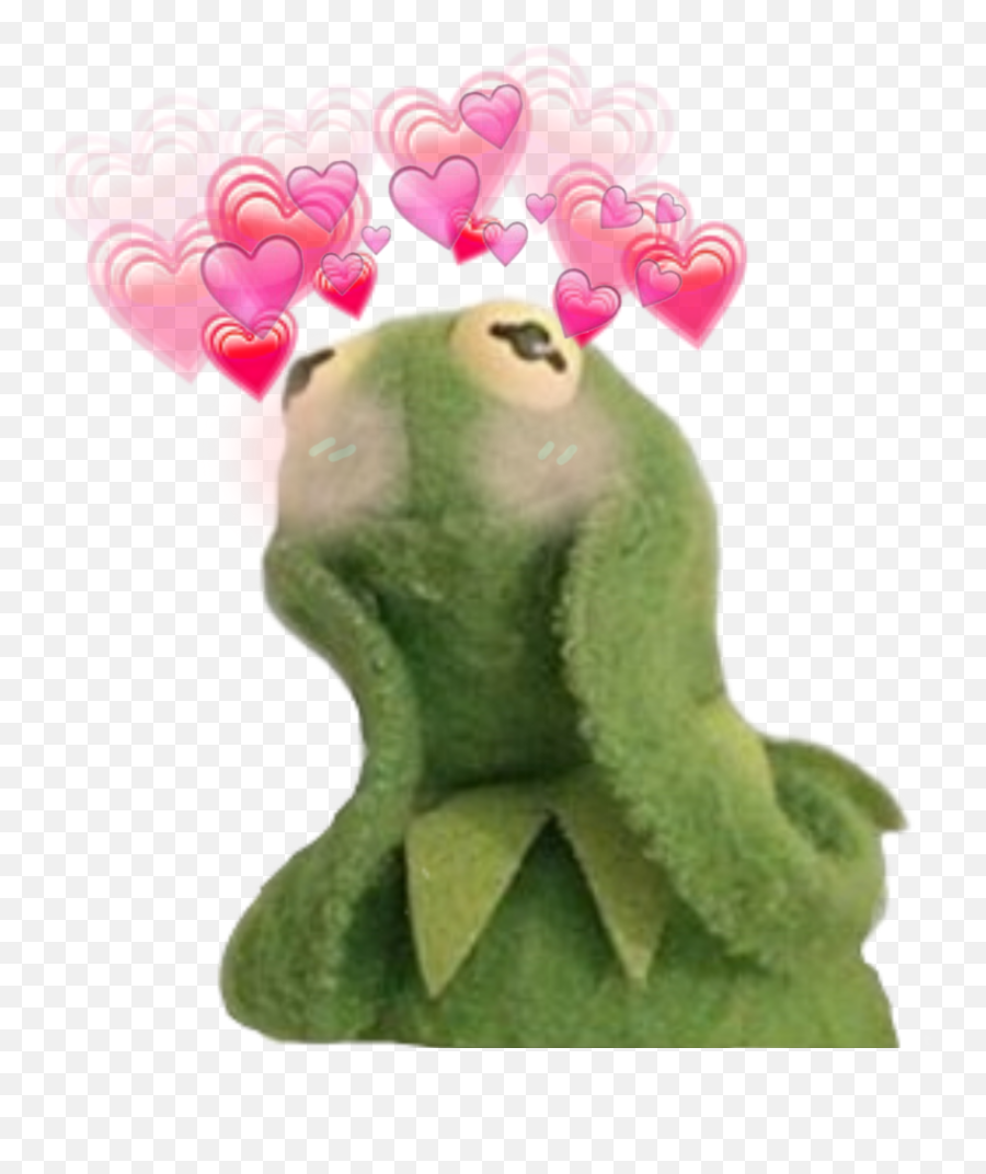 Kermit Sticker - Kermit The Frog Meme Hearts Emoji,Kermit Emoji