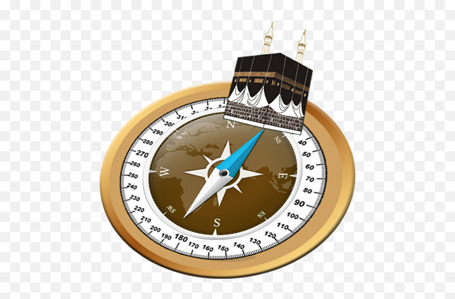 Qibla Compass - Direction Qibla Boussole Emoji,Kaaba Emoji
