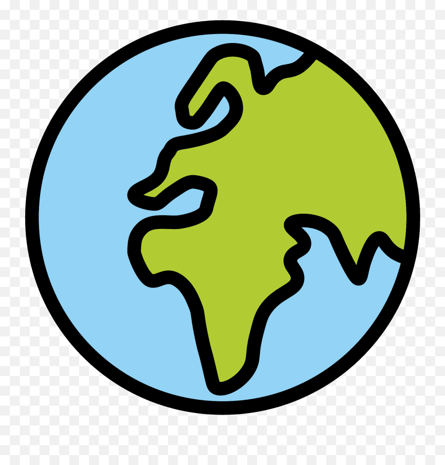 Earth Globe Europe - Vertical Emoji,Earth Emoji