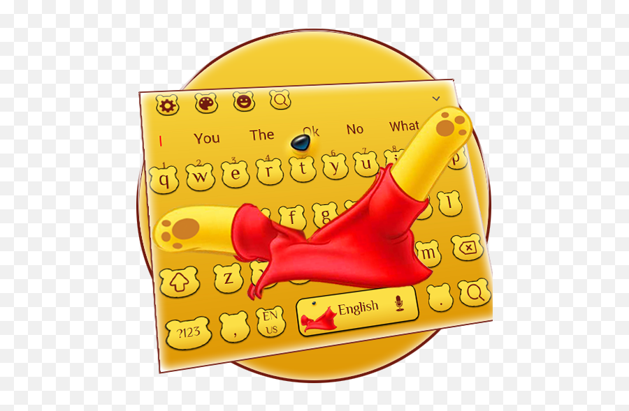 Cute Bear Keyboard Theme - Illustration Emoji,Cute Bear Emoticons