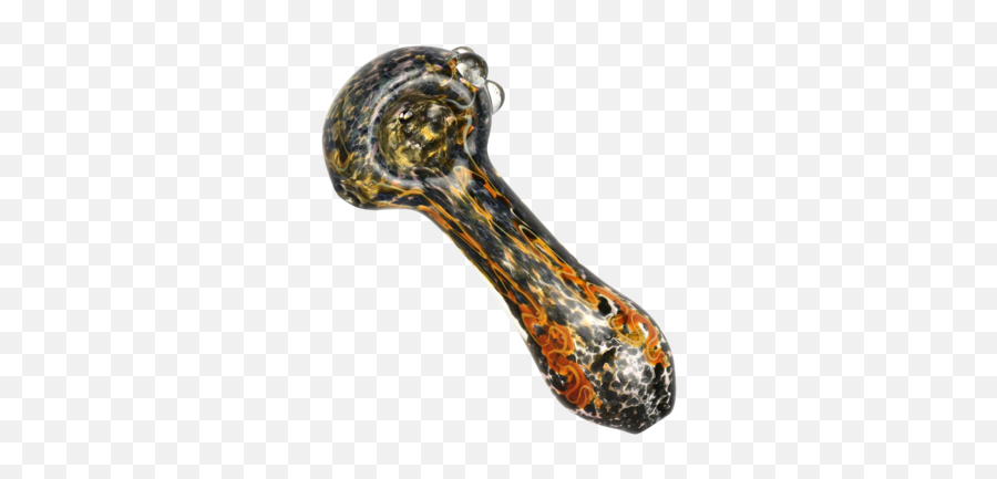 Fritted Squiggle Spoon Glass Pipe - Baby Toys Emoji,Squiggle Emoji
