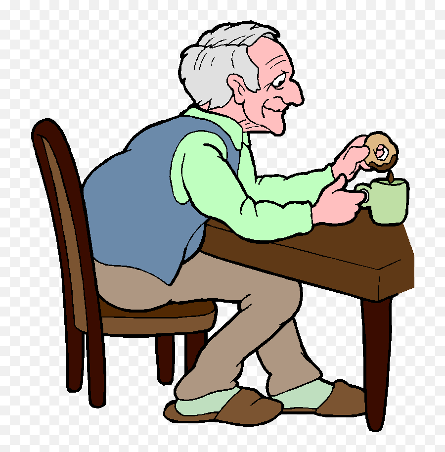Confused Face Clipart - Clip Art Library Cartoon Old Man Eating Donut Emoji,Twerk Emoji Text