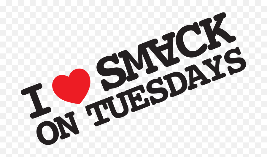 L Love Smack On Tuesday Logo - Language Emoji,Darts Emoji