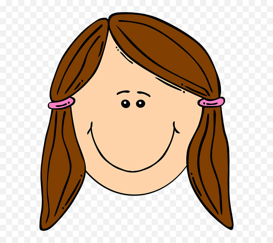 Cartoon Girl Children Cartoon Clipart Image Asian Girl Stick - Girl Face Png Cartoon Emoji,Asian Girl Emoji