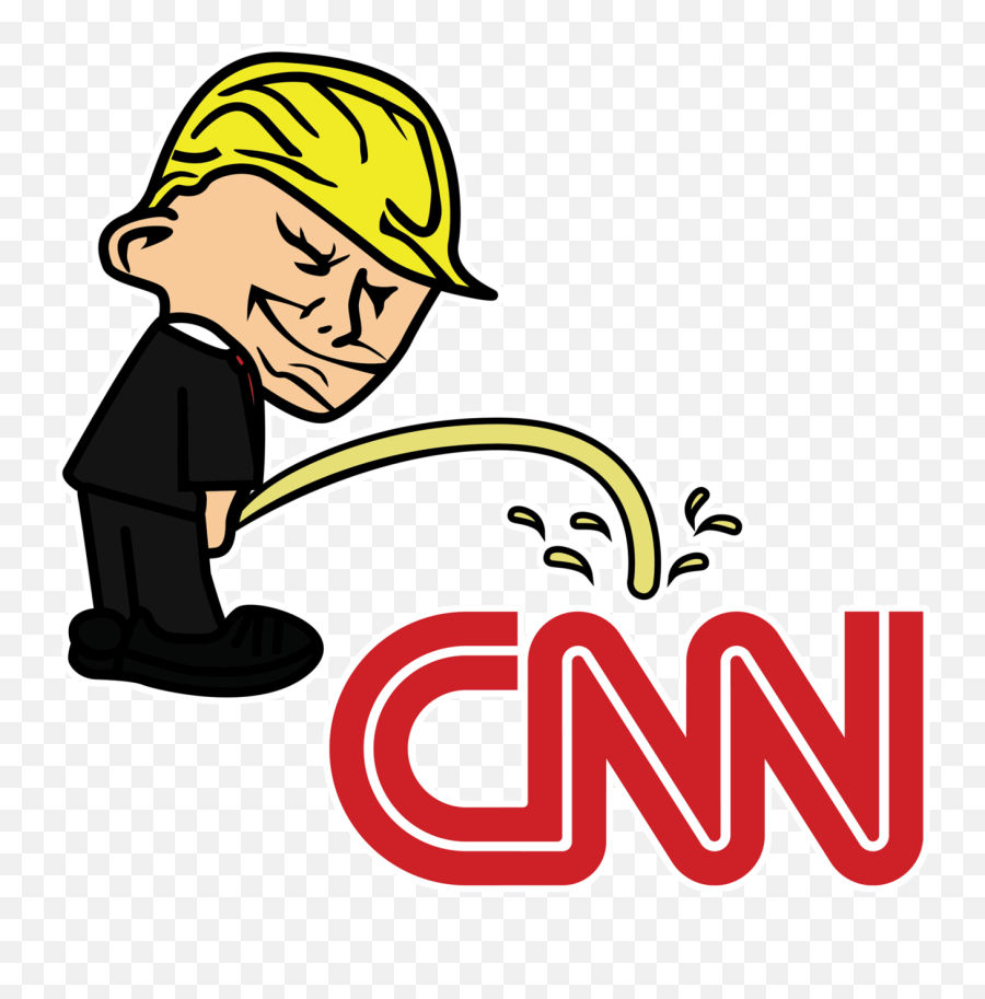 Piing Trump Badboy Cnn Clear Sticker Clipart - Full Size Cnn Studio Tour Emoji,Free Trump Emoji