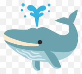 Spouting Whale Emoji - Emoji,Marine Emoji