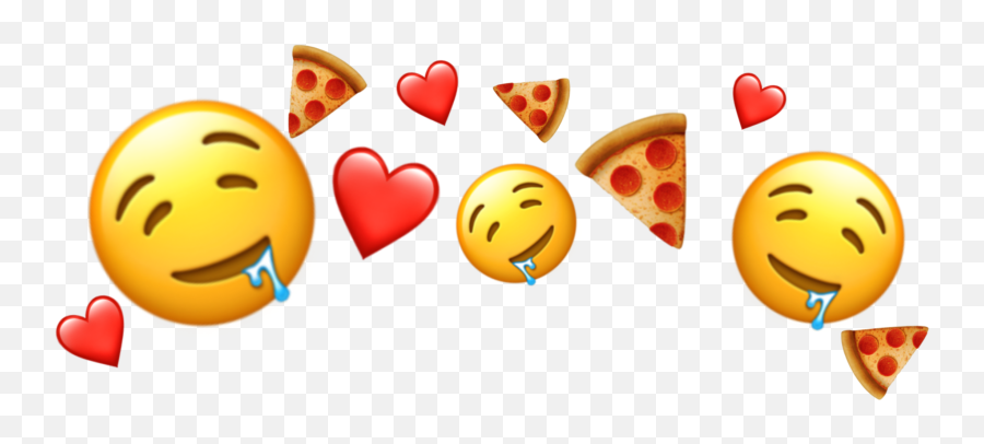 Pizza Emoji Sticker - Happy,Pizza Emoji Transparent