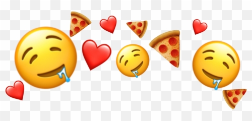 Pizza Emoji Sticker - Happy,Pizza Emoji Transparent