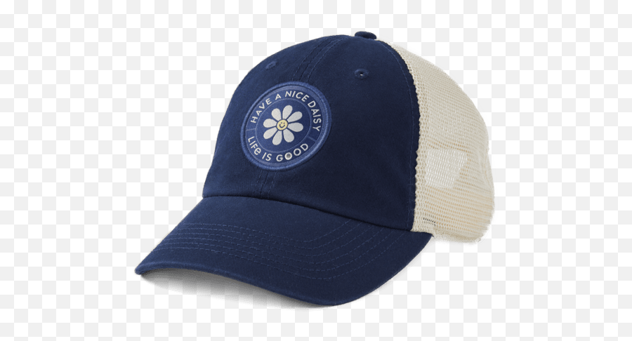 Nice Daisy Soft Mesh Back Cap - For Baseball Emoji,100 Emoji Pants Blue