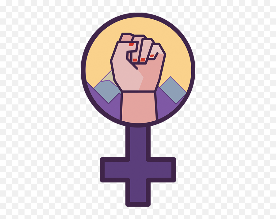 Feminism Icon Wall Decor - Icono De Feminismo Emoji,Inverted Pentagram Emoji