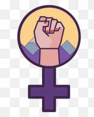 Feminism Icon Wall Decor - Icono De Feminismo Emoji,Inverted Pentagram Emoji