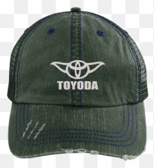 Toyoda Toyota Distressed Cap Hat - Toyota Hats Emoji,Alien Emoji Beanie