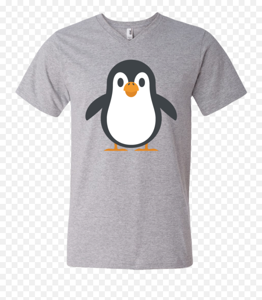 Download Penguin Emoji Mens V Neck T,Penguin Emoji