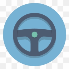 Steering Wheel Icon 2 - Steering Wheel Icon Round Emoji,Boat Wheel Facebook Emoticon