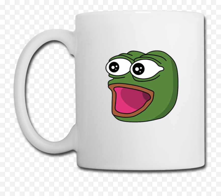 Poggers Coffee Mug - Pepe Emotes Emoji,Big Chungus Emoticon