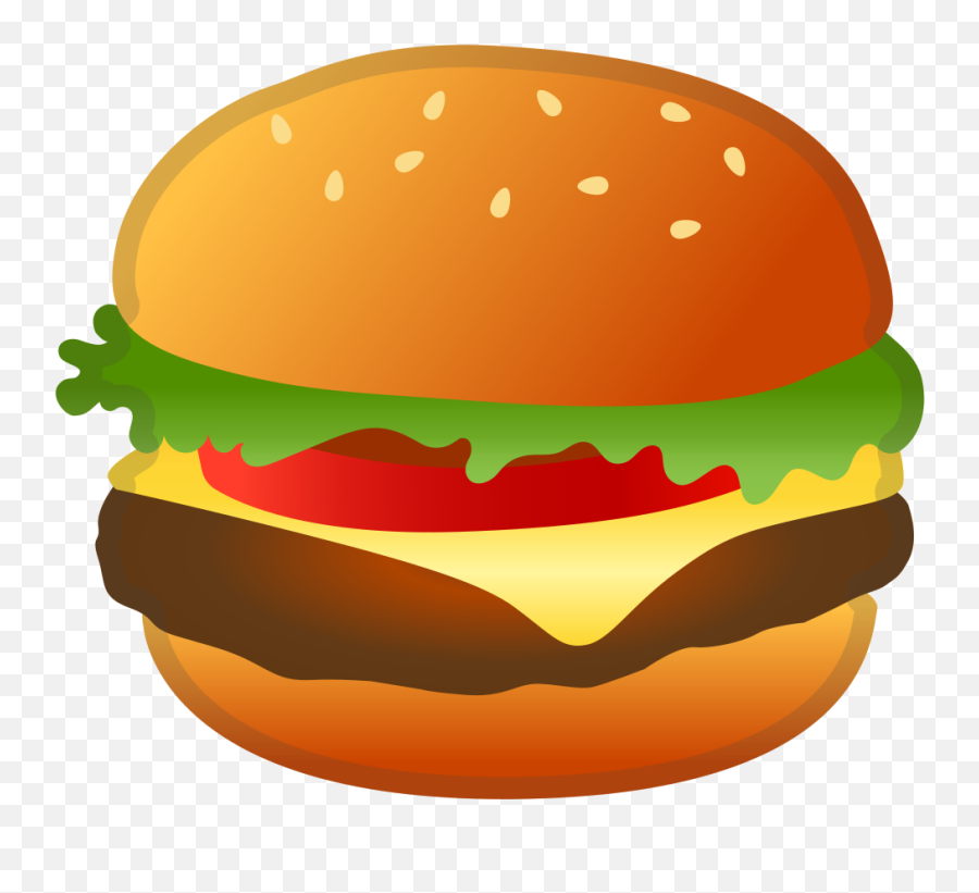 Hamburger Icon Noto Food Drink Iconset Google - Burger Emoji Hamburger Emoji,Drink Emoji