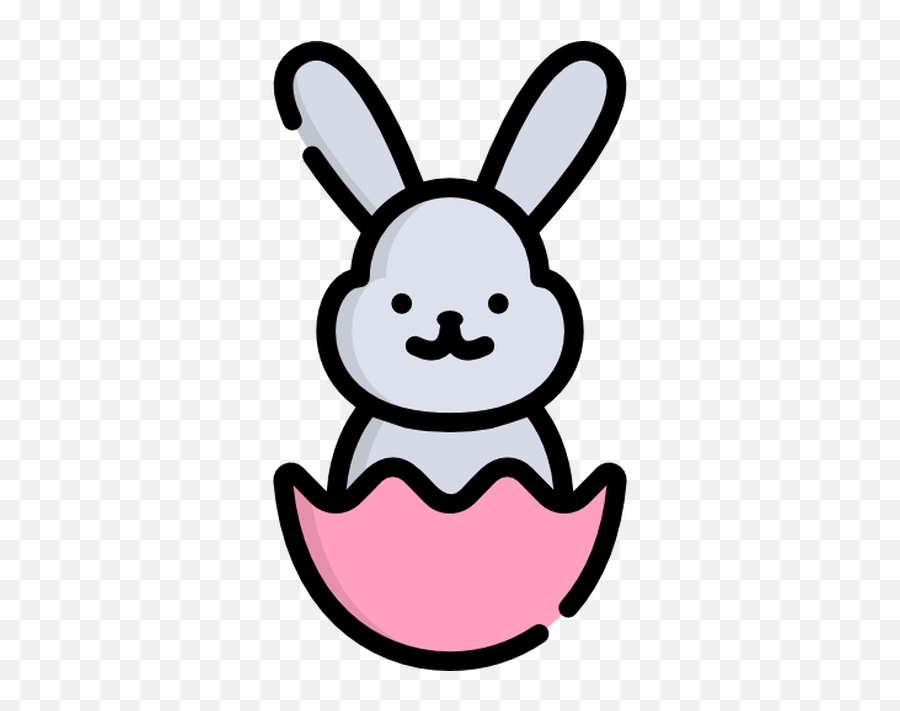 Easter Bunny Free Vector Icons Designed By Freepik In 2020 - Easter Bunny Icon Emoji,Printable And Colorable Pictures Of Emojis