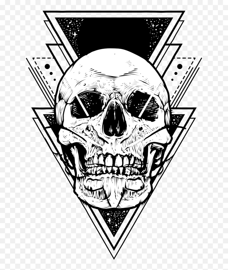 Cool Skull Tattoo Design Png Image Free Download Searchpngcom - Skull Tattoo Designs Emoji,Unique African American Emojis Free Download