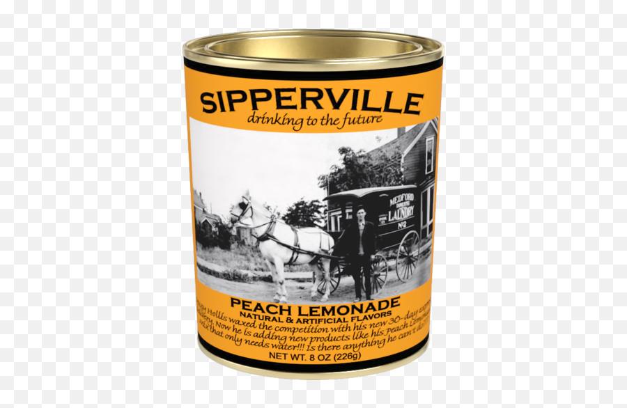 Mcstevenu0027s Sipperville Peach Lemonade 8oz Oval Tin - Horse Supplies Emoji,Unicorn Emoji Grande