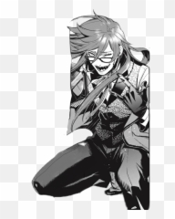 Grell Kuroshitsuji Sticker - Grell Sutcliff Manga Panels Emoji,Grell Sutcliff Emojis